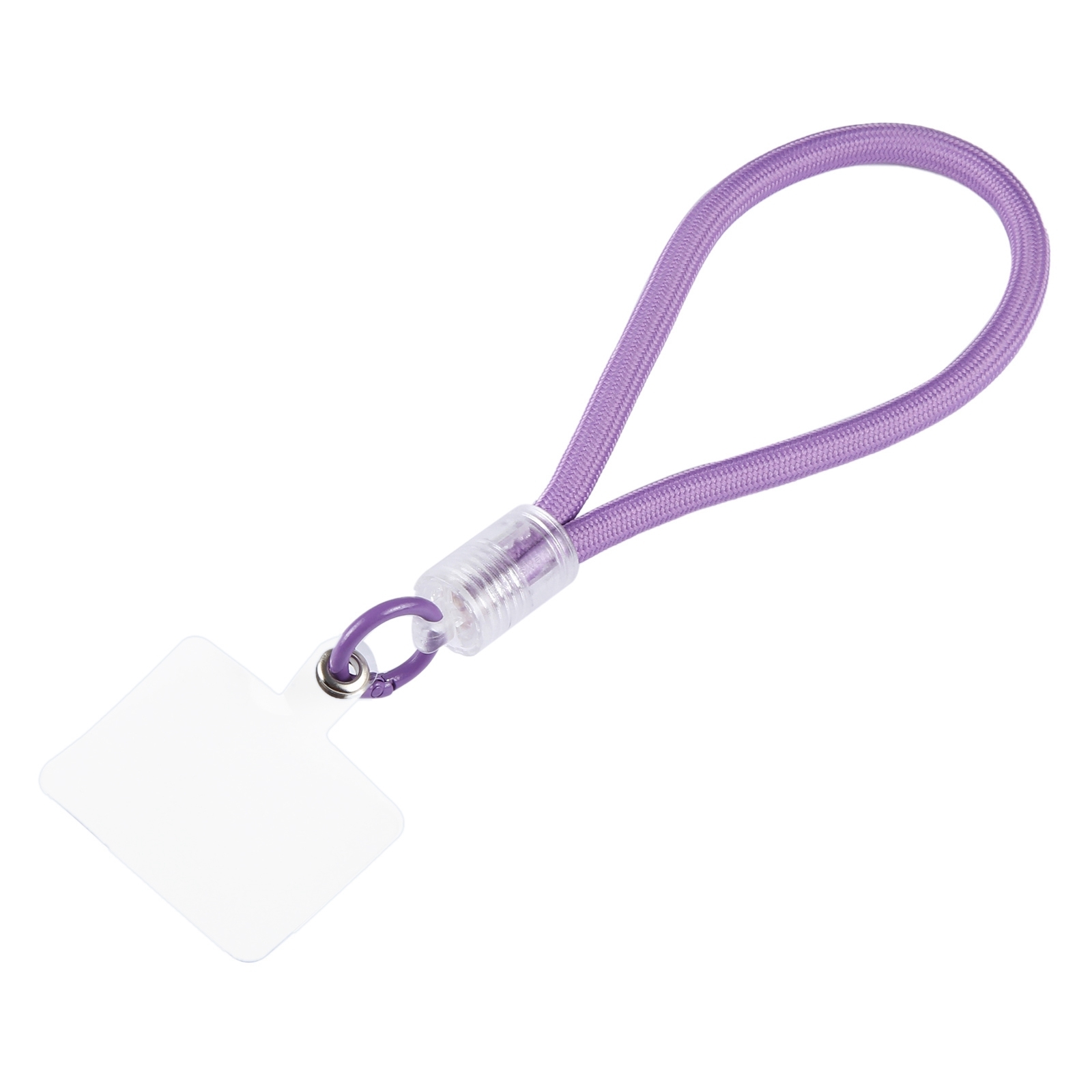 Plastic Buckle Round Twist Rope Short Lanyard(Purple) - Shopkiz.com