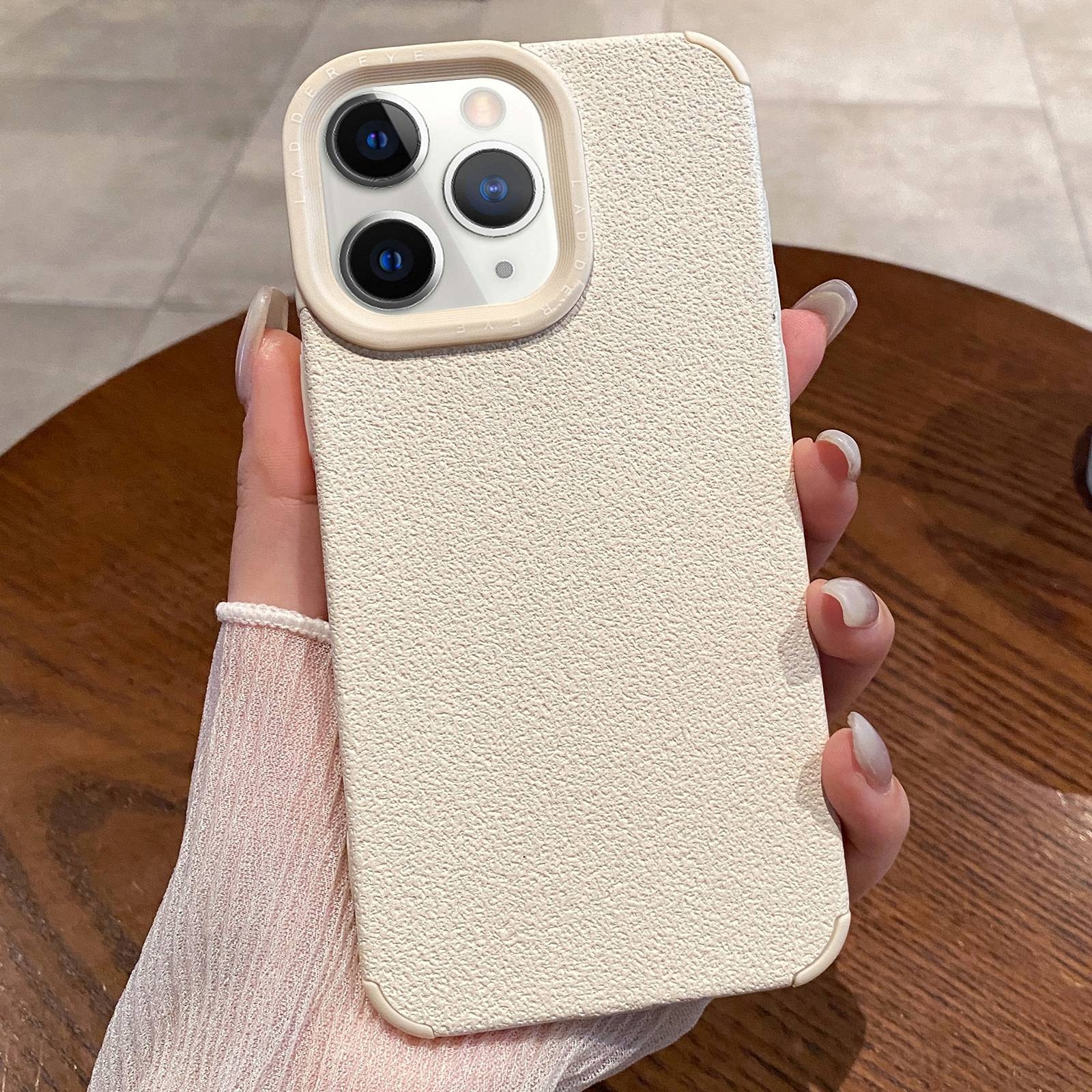 For iPhone 11 Pro Max Creative Lunar Craters TPU Full Coverage Shockproof Phone Case(White) - Shopkiz.com