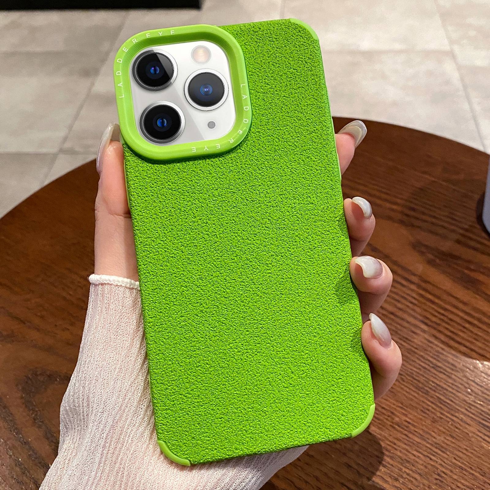 For iPhone 11 Pro Max Creative Lunar Craters TPU Full Coverage Shockproof Phone Case(Green) - Shopkiz.com