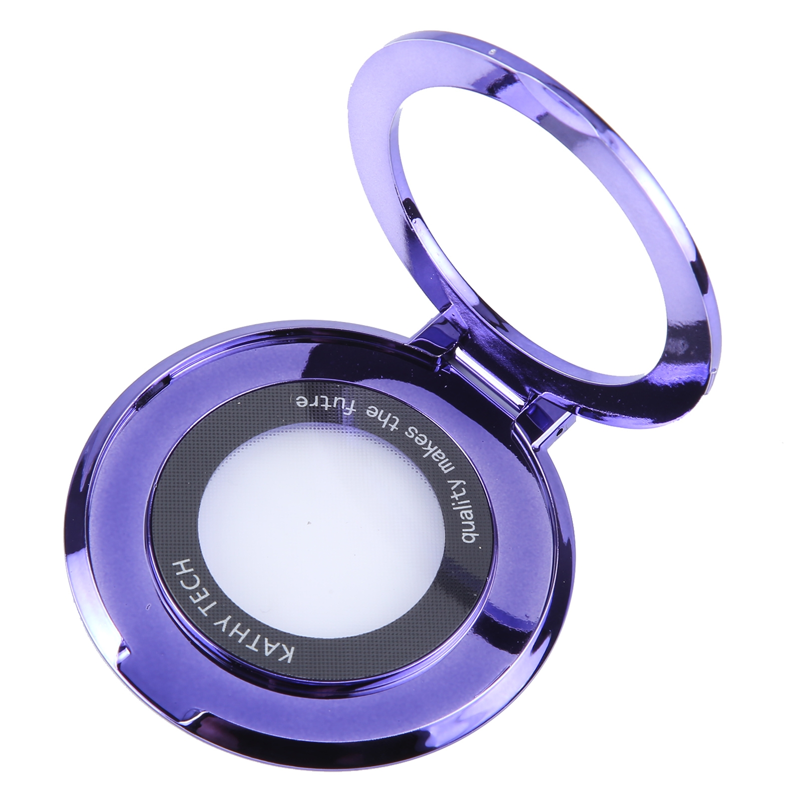 Glitter Ultra-thin Fold Plastics Phone Holder(Purple) - Shopkiz.com