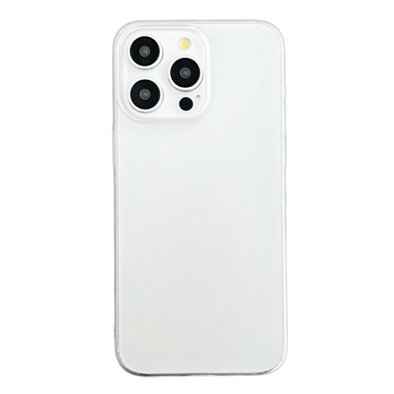 For iPhone 15 Pro Ice Series PC Full Coverage Shockproof Phone Case(White) - Shopkiz.com