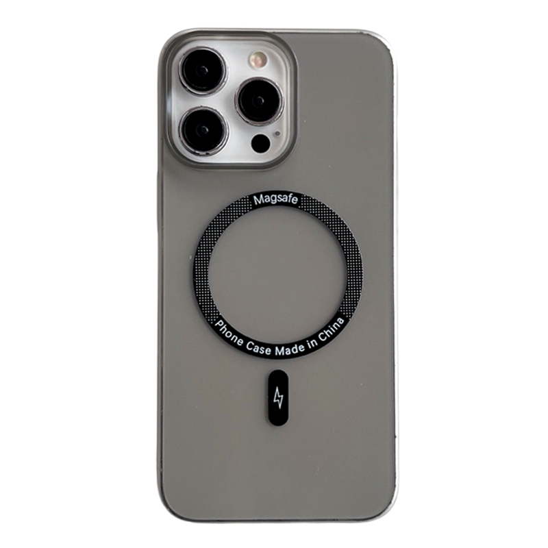 For iPhone 14 Pro Ice Series MagSafe PC Full Coverage Shockproof Phone Case(Black) - Shopkiz.com