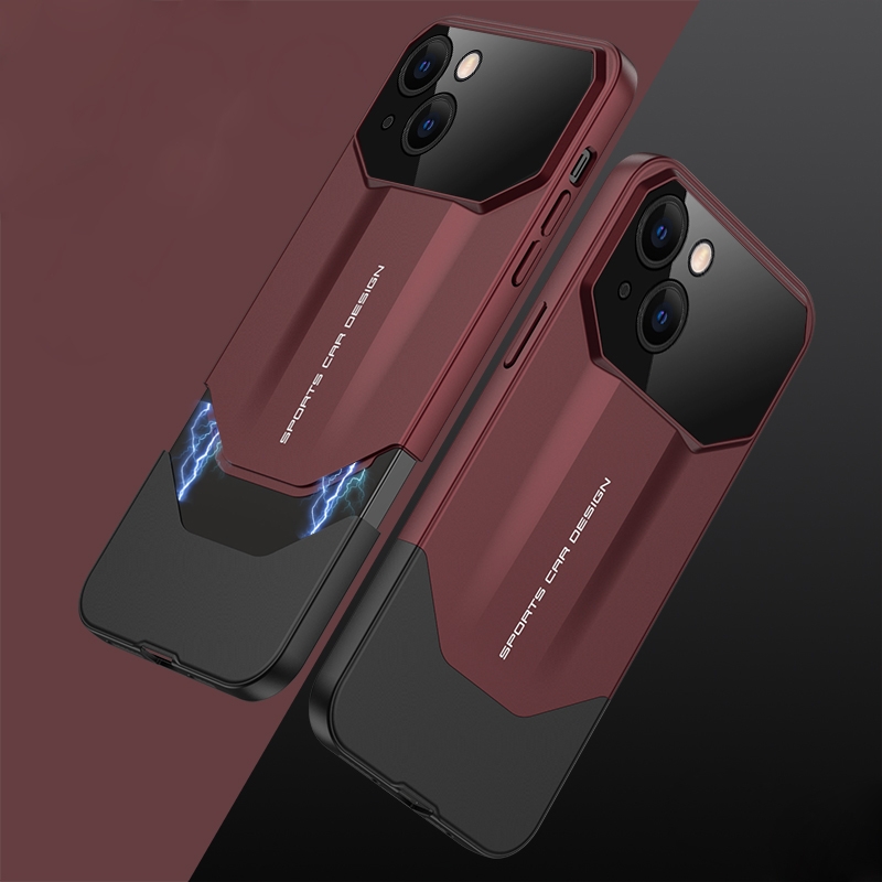 For iPhone 15 GKK Imitation Ultimate Design All-inclusive Shockproof Phone Case(Red) - Shopkiz.com