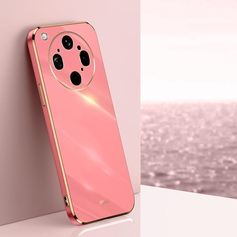 For OPPO Find X9 Ultra 5G XINLI Straight Edge 6D Electroplate TPU Phone Case(Hawthorn Red) - Shopkiz.com