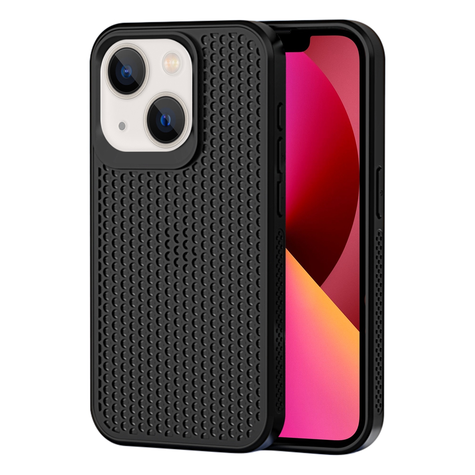 For iPhone 13 Heat Dissipation Phone Case(Black) - Shopkiz.com