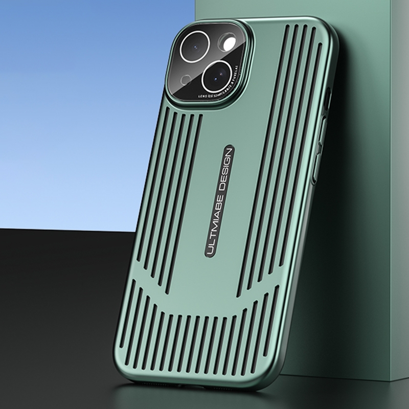For iPhone 15 Ice Sense Heat Dissipation Electroplating Frosted Phone Case(Light Green) - Shopkiz.com