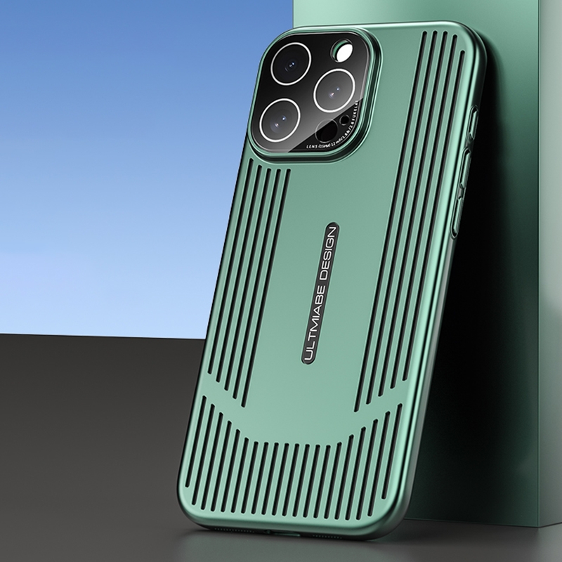 For iPhone 16 Pro Ice Sense Heat Dissipation Electroplating Frosted Phone Case(Light Green) - Shopkiz.com