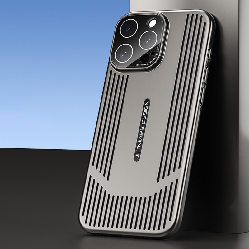 For iPhone 16 Pro Ice Sense Heat Dissipation Electroplating Frosted Phone Case(Grey) - Shopkiz.com