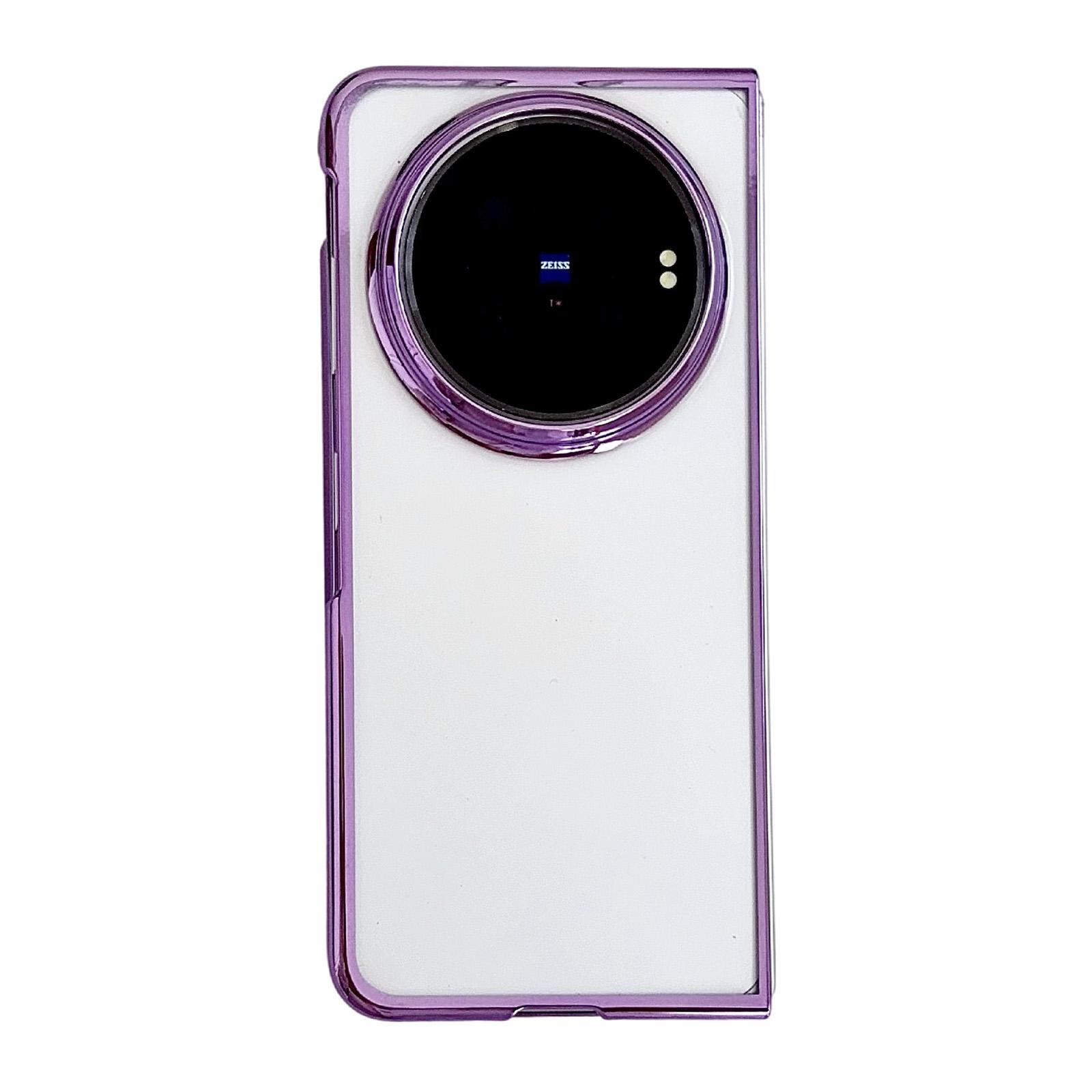 For vivo X Fold6 5G 6D Electroplating PC Shockproof Phone Case(Purple) - Shopkiz.com