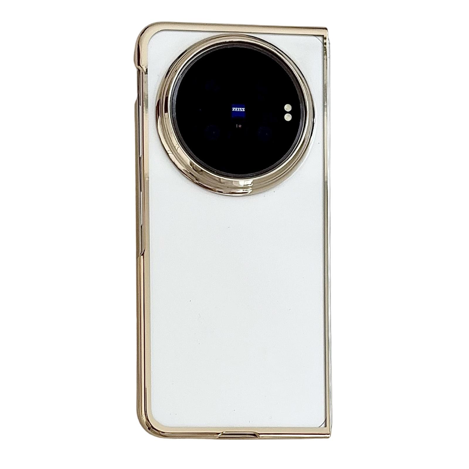 For vivo X Fold6 5G 6D Electroplating PC Shockproof Phone Case(Gold) - Shopkiz.com