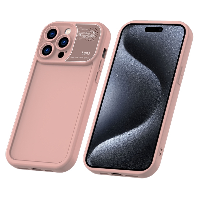 For iPhone 15 Pro Aromatherapy Liquid Silicone Phone Case(Pink) - Shopkiz.com