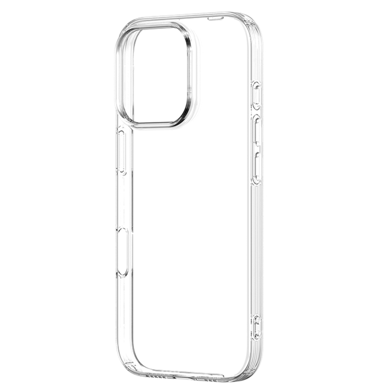 For iPhone 16 Pro ZGA Clear TPU Shockproof Phone Case(Transparent) - Shopkiz.com