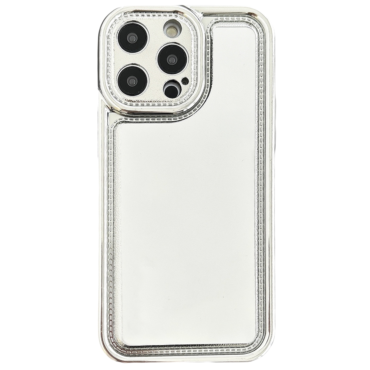 For iPhone 11 Pro Max Electroplating Mirror TPU Phone Case(Silver) - Shopkiz.com