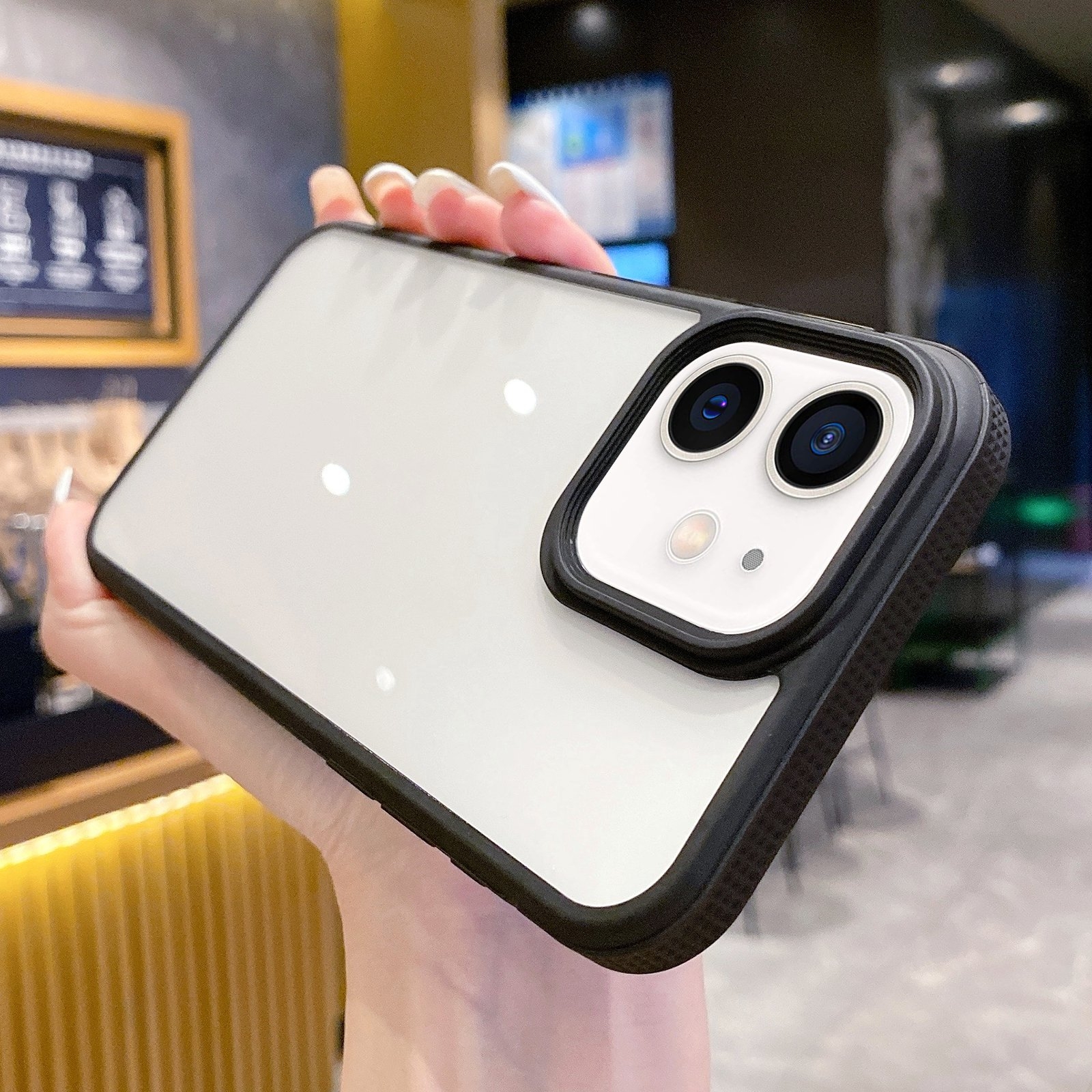 For iPhone 12 Full Protection Shockproof TPU + PC Phone Case(Black) - Shopkiz.com