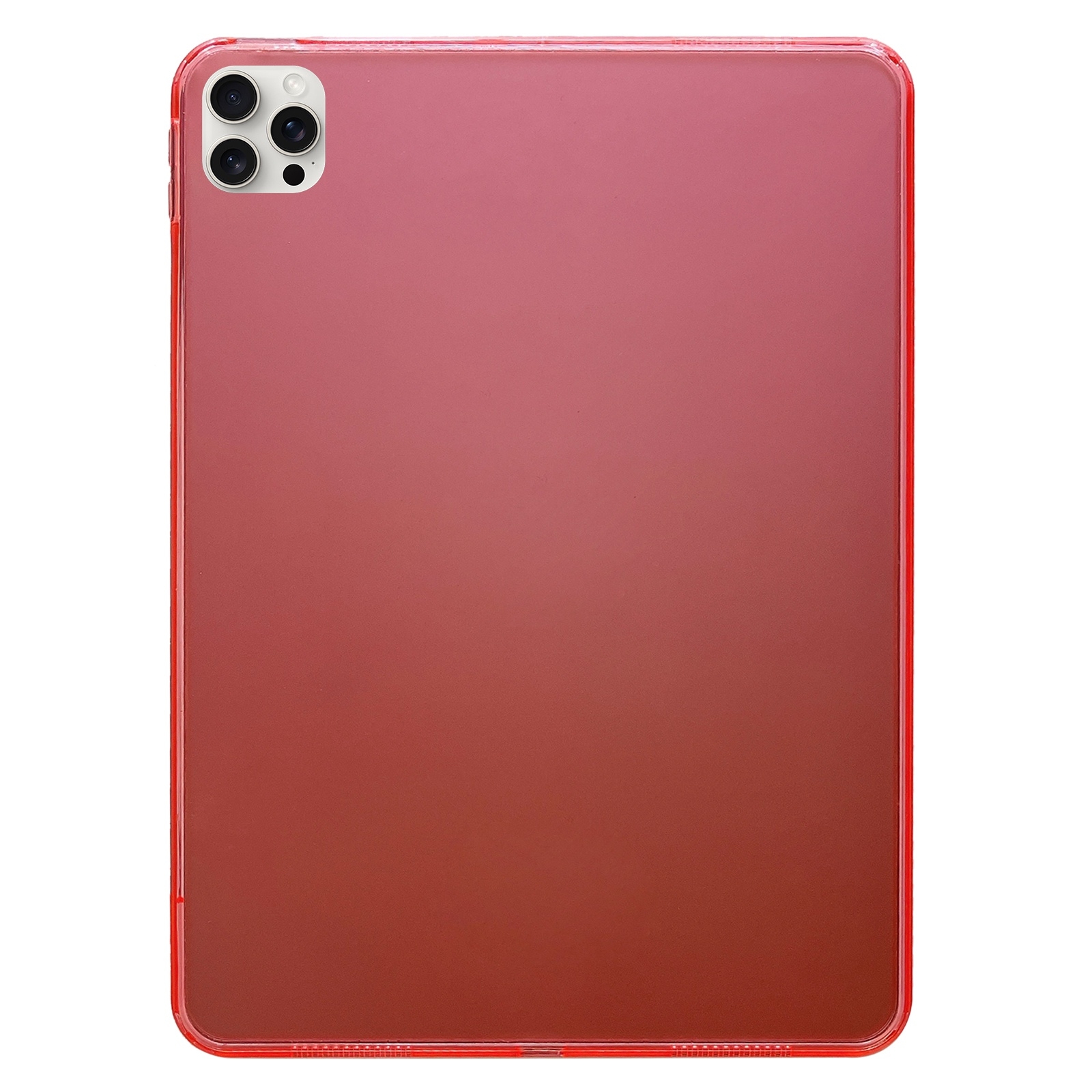 For iPad Pro 13 2025 / 2024 Skin-feeling Crystal Clear Acrylic Tablet Case(Pink) - Shopkiz.com