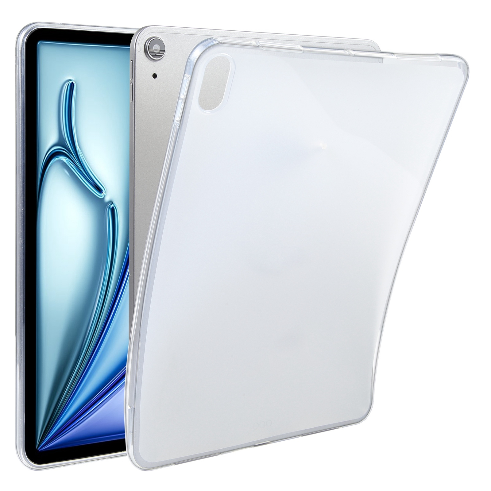 For iPad Air 13 2026 / 2025 / 2024 TPU Tablet Case(Frosted Clear) - Shopkiz.com