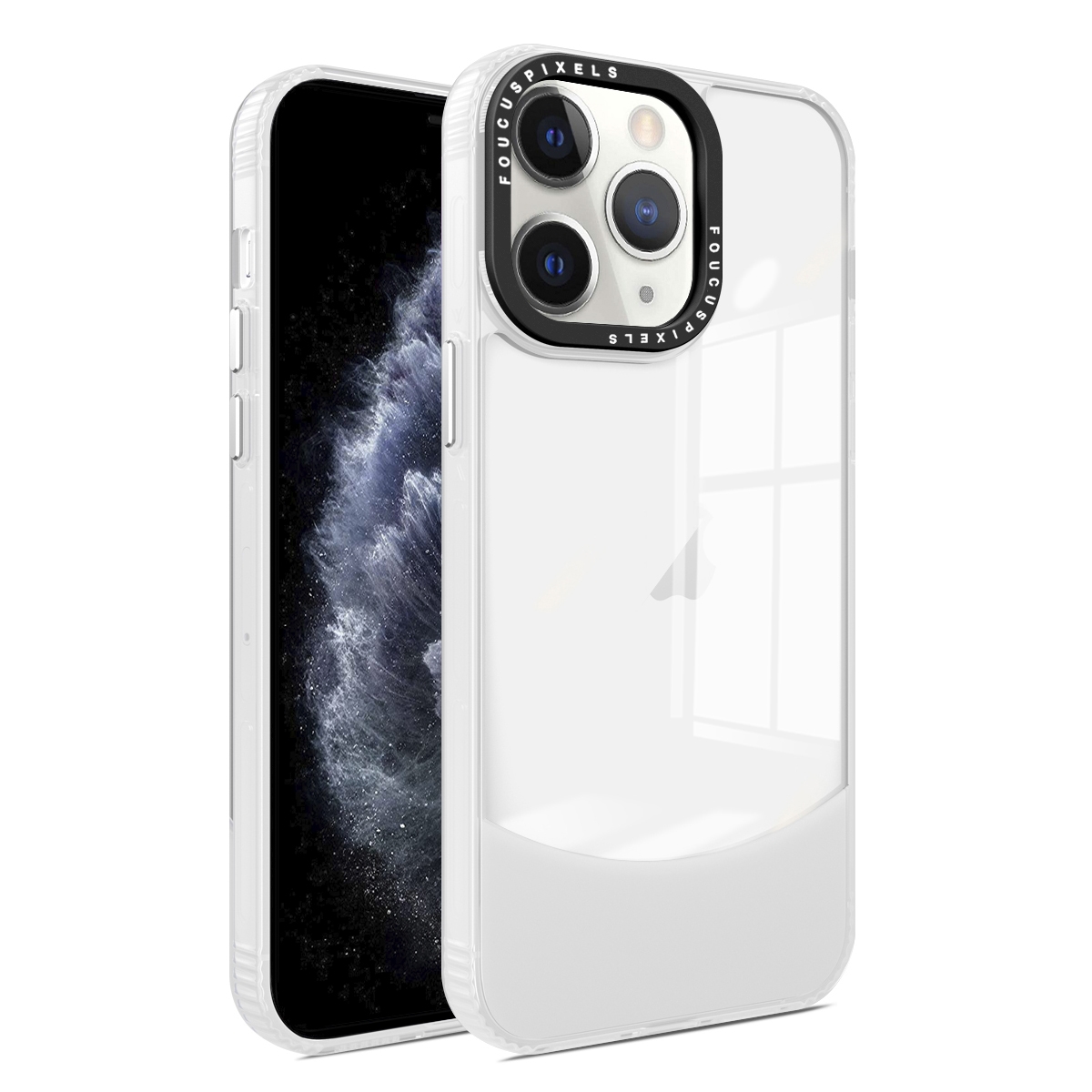 For iPhone 11 Pro Max Two-color High Transparency Skin Feel TPU Phone Case(Transparent) - Shopkiz.com