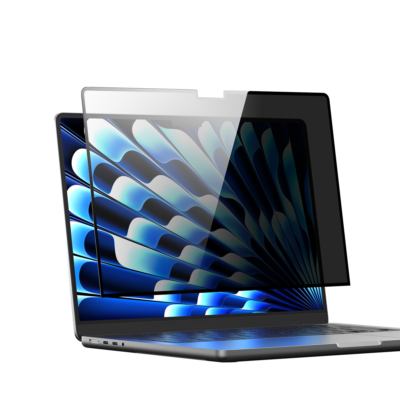 For MacBook Air/Pro 13.3 2016-2021 A1706 DUX DUCIS LCGH Laptop Privacy Tempered Glass Film - Shopkiz.com