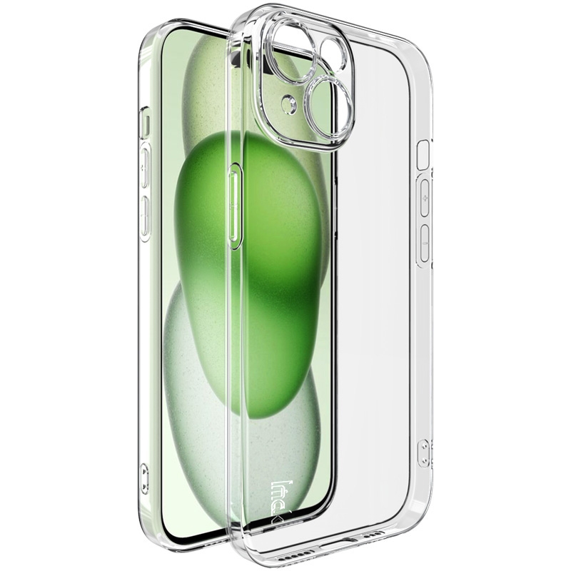 For iPhone 15 Plus IMAK UX-5 Series Transparent TPU Phone Case(Transparent) - Shopkiz.com
