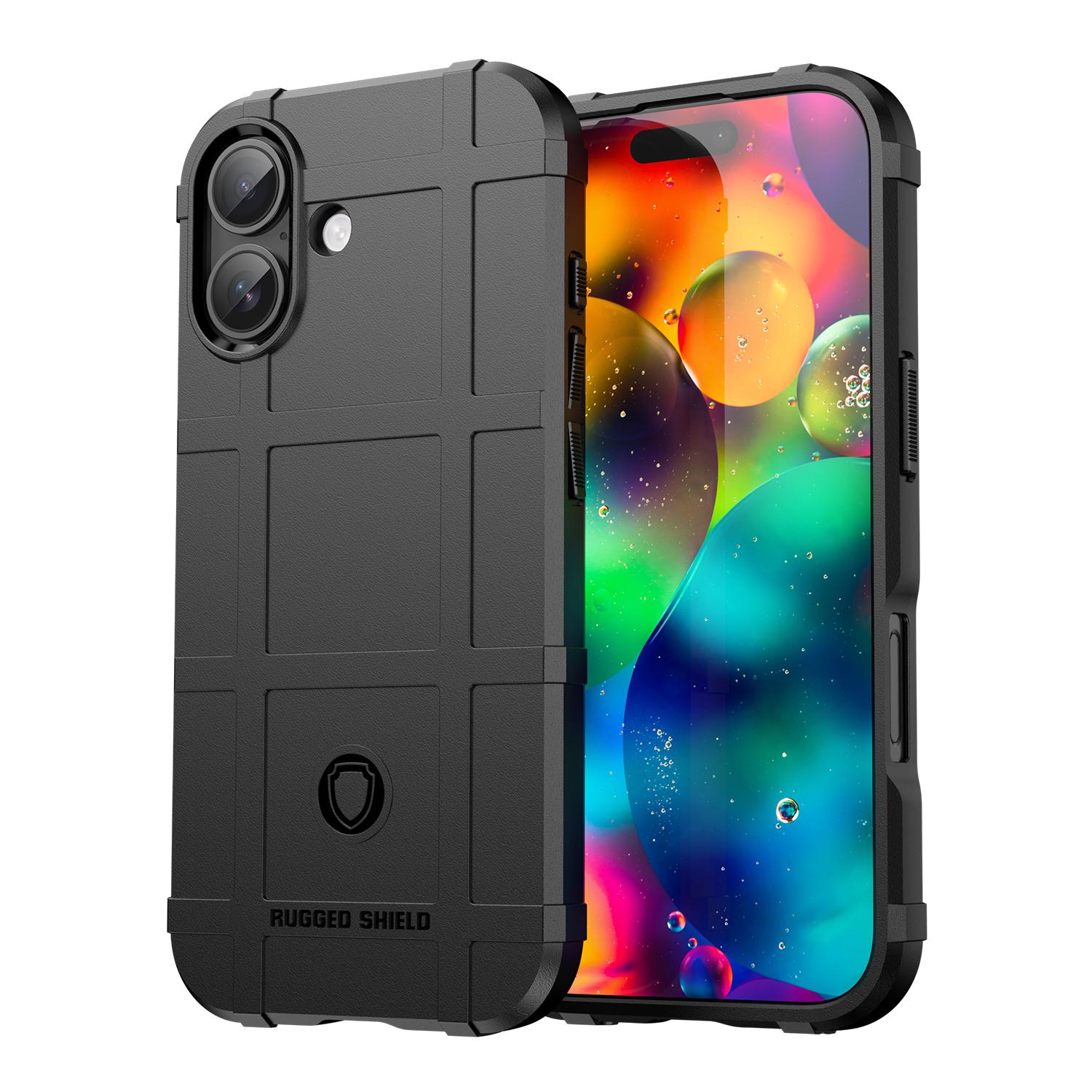 For iPhone 18 Full Coverage Shockproof TPU Phone Case(Black) - Shopkiz.com
