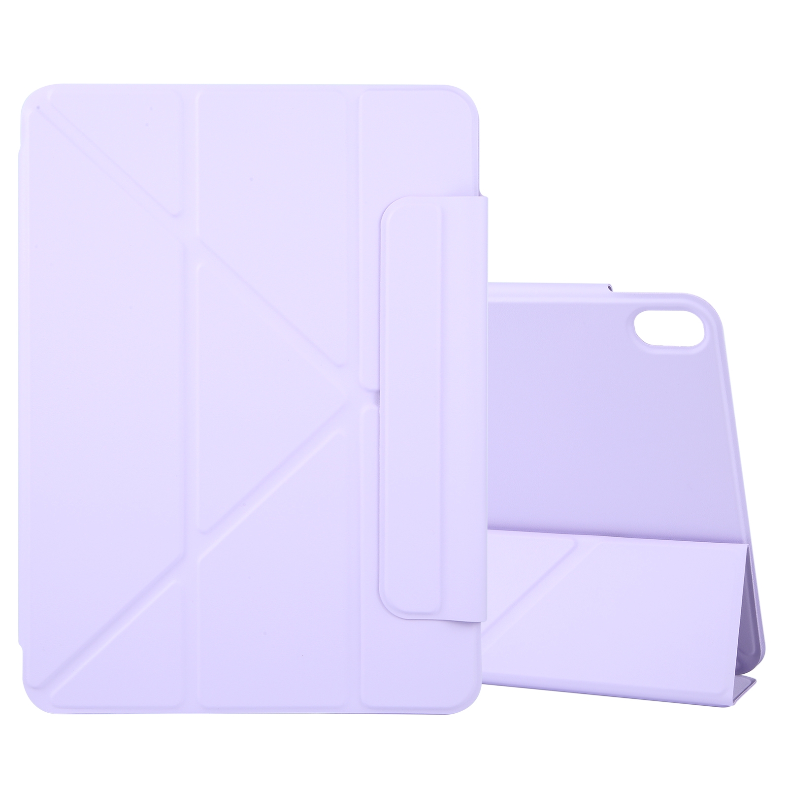 For iPad Air 13 2026 / 2025 / 2024 Y-Shape Double-sided Clip Magnetic Smart Tablet Case(Purple) - Shopkiz.com