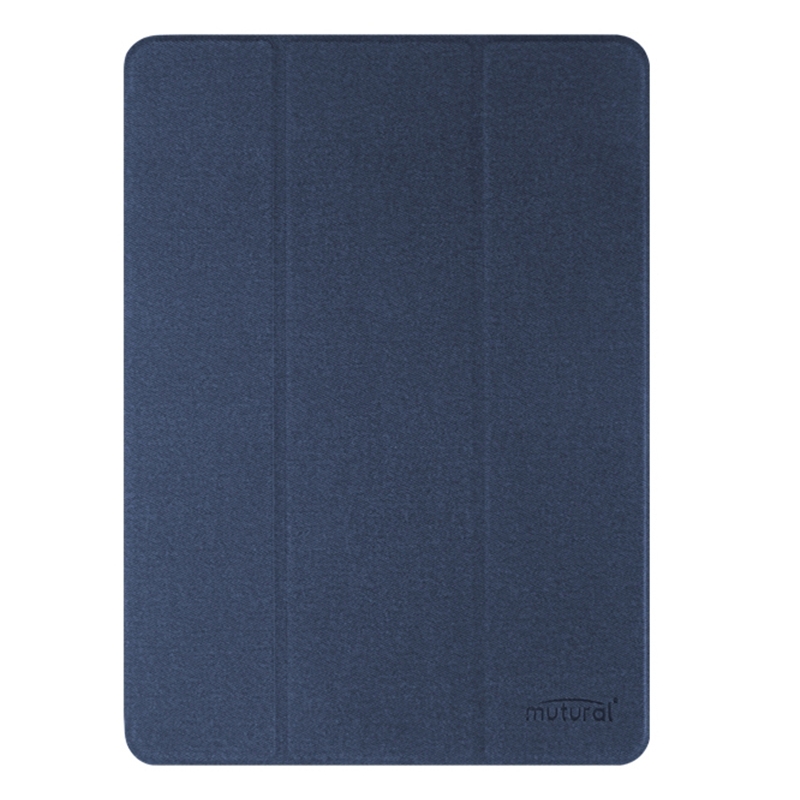 For iPad Pro 11 2025 / 2024 Mutural YASHI Series Tablet Leather Smart Case(Blue) - Shopkiz.com