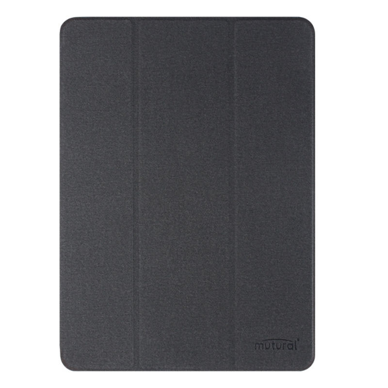 For iPad Air 11 2026 / 2025 / 2024 Mutural YASHI Series Tablet Leather Smart Case(Black) - Shopkiz.com