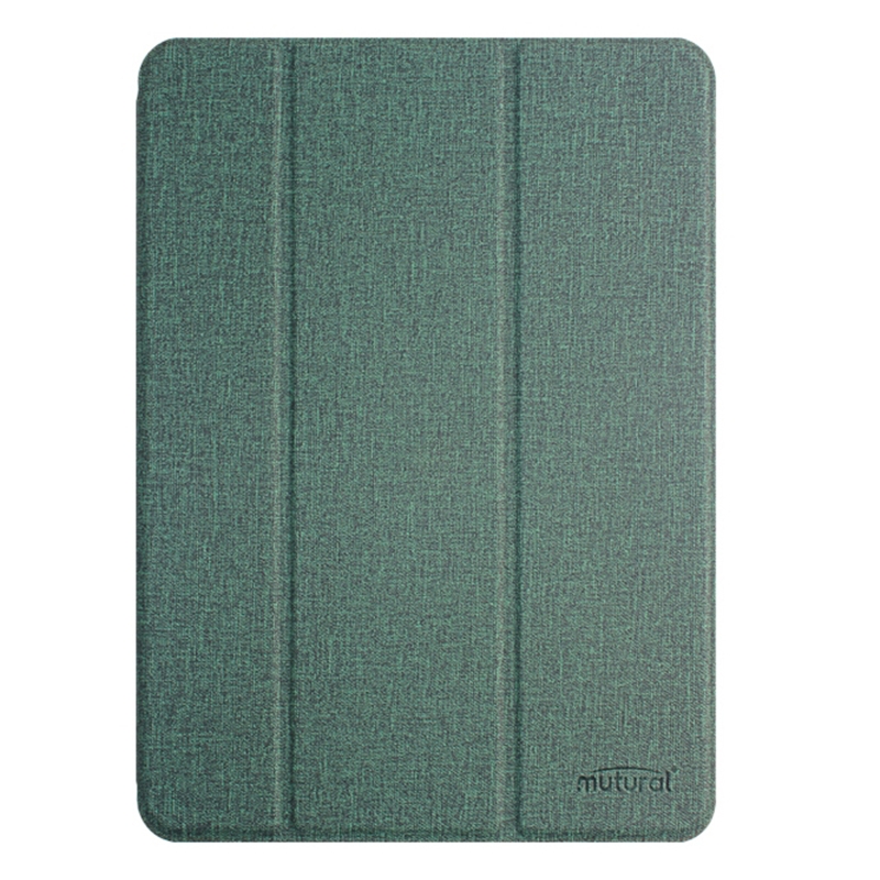 For iPad Air 11 2026 / 2025 / 2024 Mutural YASHI Series Tablet Leather Smart Case(Green) - Shopkiz.com