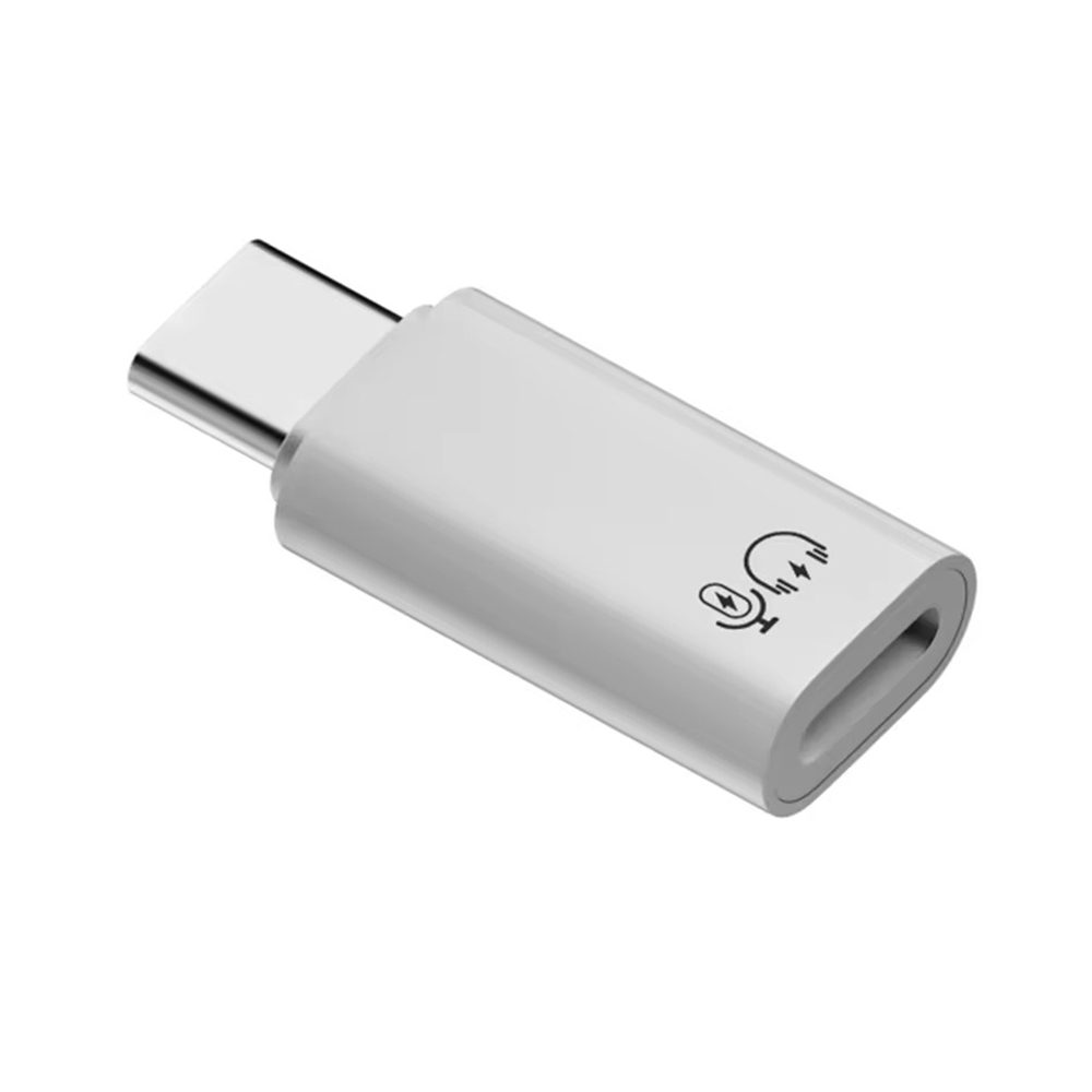 8 Pin Female to Type-C Male Adapter Audio Sound Card Connector No Hanging Ear - Shopkiz.com