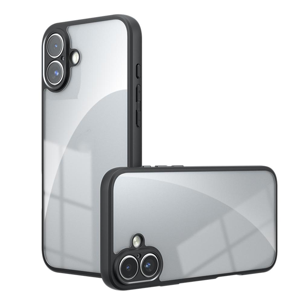 For iPhone 18 Armor Precise Hole PC Hybrid TPU Phone Case(Transparent)