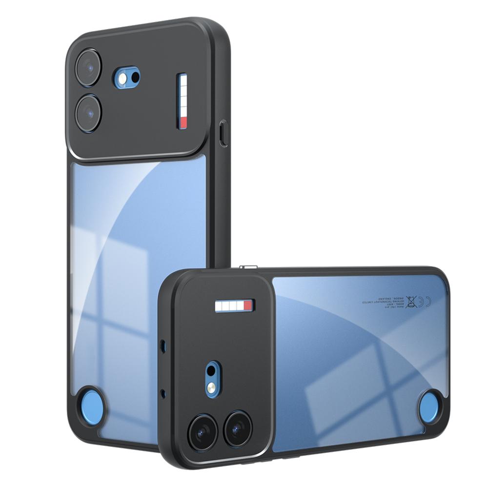 For Nothing Phone 4b Armor Precise Hole PC Hybrid TPU Phone Case(Transparent)