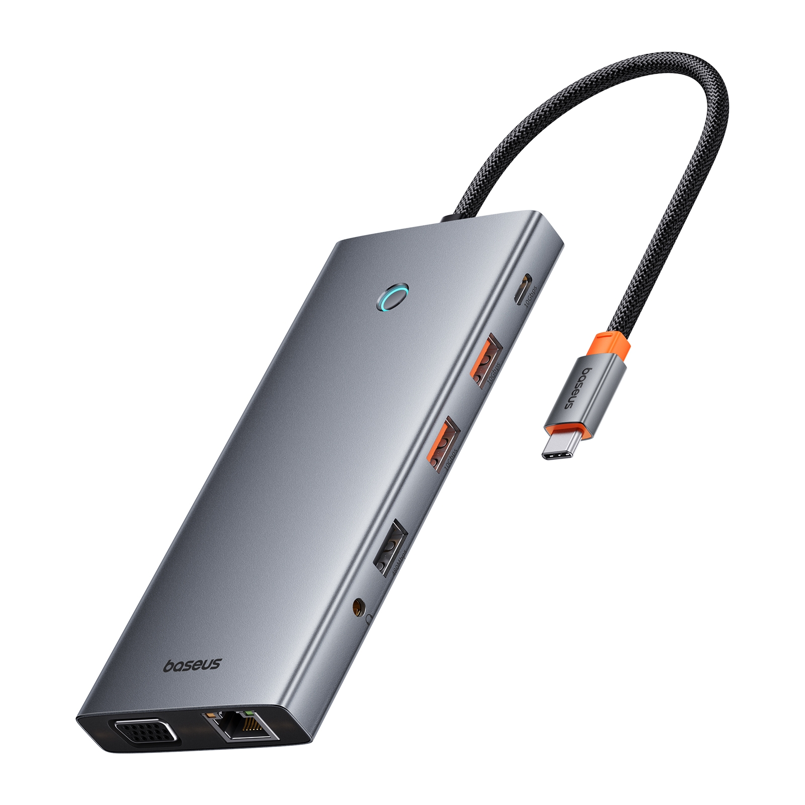 Baseus PortalJoy Series 13 in 1 Type-C to Quadruple Display HUB Adapter(Space Grey) - Shopkiz.com