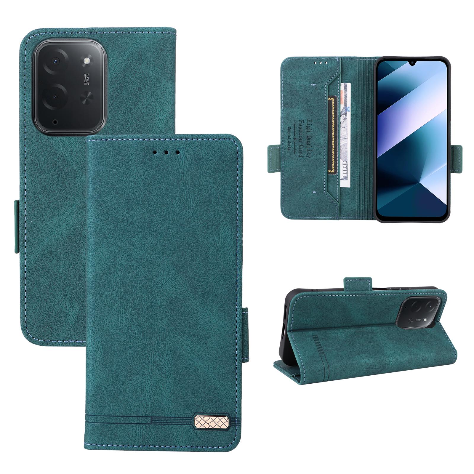 For Xiaomi Poco C95 Pro Magnetic Clasp Leather Phone Case(Green) - Shopkiz.com