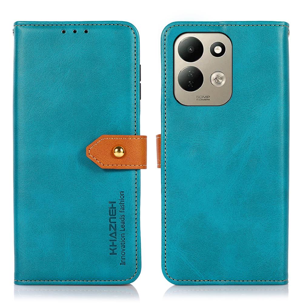 For Redmi 17 5G / 4G Global 170mm KHAZNEH Cowhide Texture Flip Leather Phone Case(Blue) - Shopkiz.com