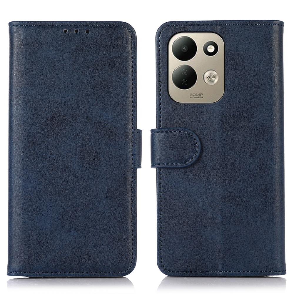 For Redmi 17 5G / 4G Global 170mm Cow Texture Leather Phone Case(Blue) - Shopkiz.com