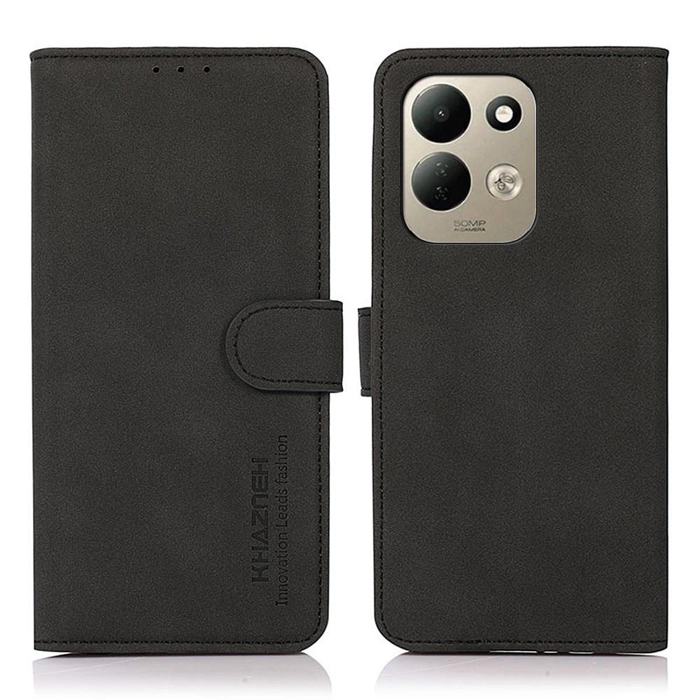 For Redmi 17 5G / 4G Global 170mm KHAZNEH Matte Texture Leather Phone Case(Black) - Shopkiz.com