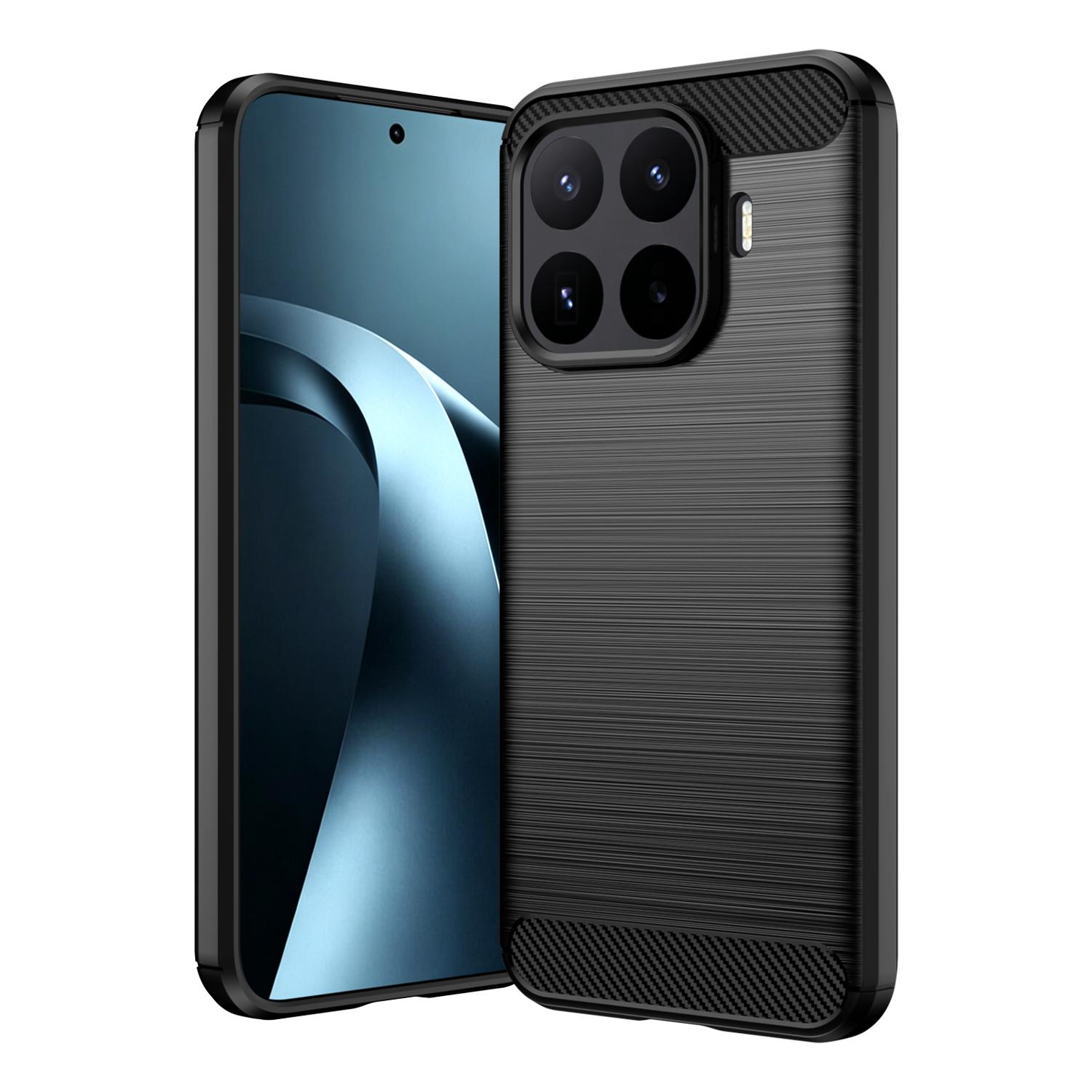 For Xiaomi 17T Pro 5G Carbon Fiber Brushed Texture TPU Phone Case(Black)