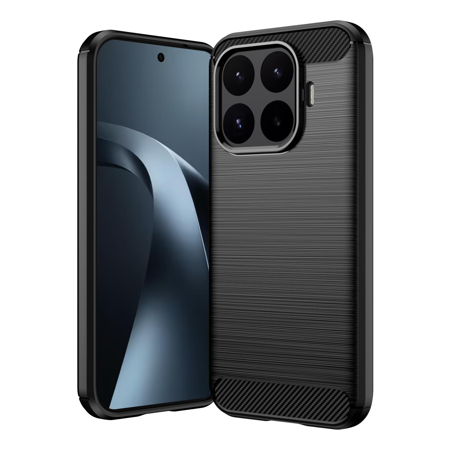 For Xiaomi 17T 5G Carbon Fiber Brushed Texture TPU Phone Case(Black)