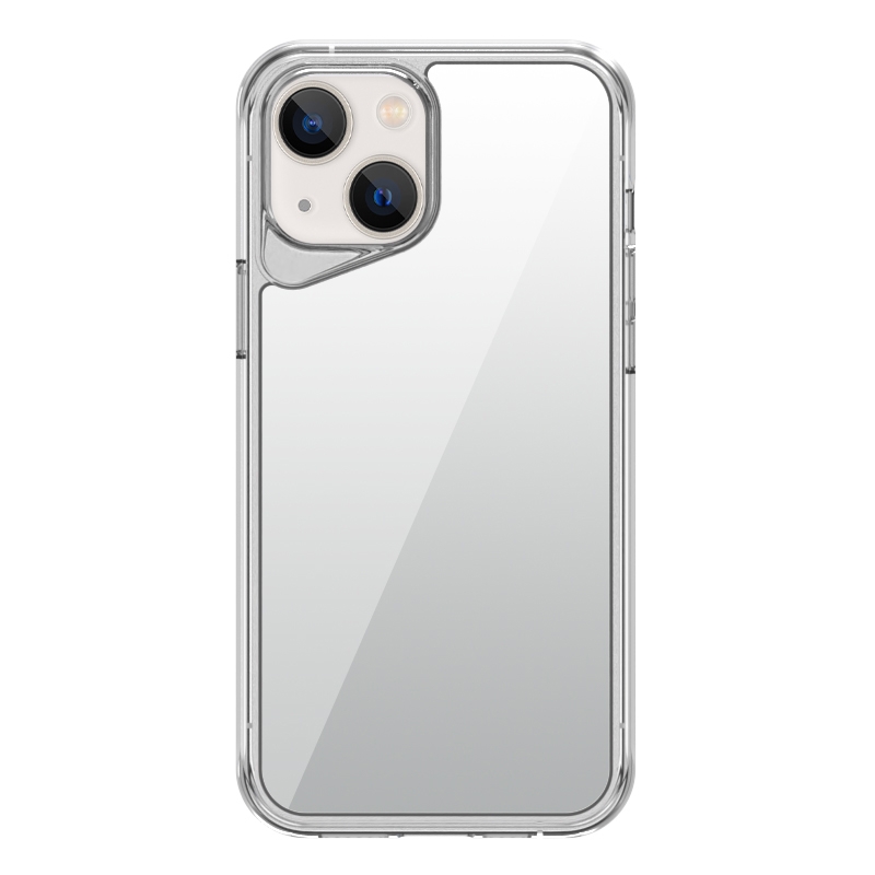 For iPhone 14 Ice Transparent Series TPU + PC + Acrylic Hybrid Phone Case(Transparent) - Shopkiz.com