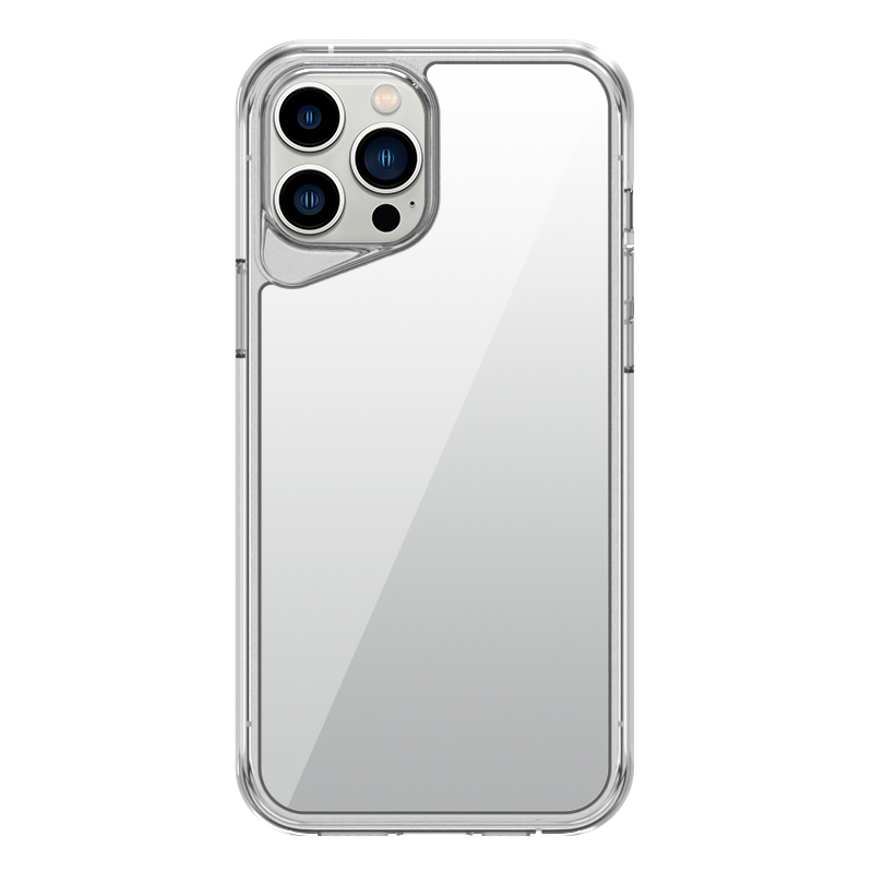 For iPhone 13 Pro Max Ice Transparent Series TPU + PC + Acrylic Hybrid Phone Case(Transparent) - Shopkiz.com
