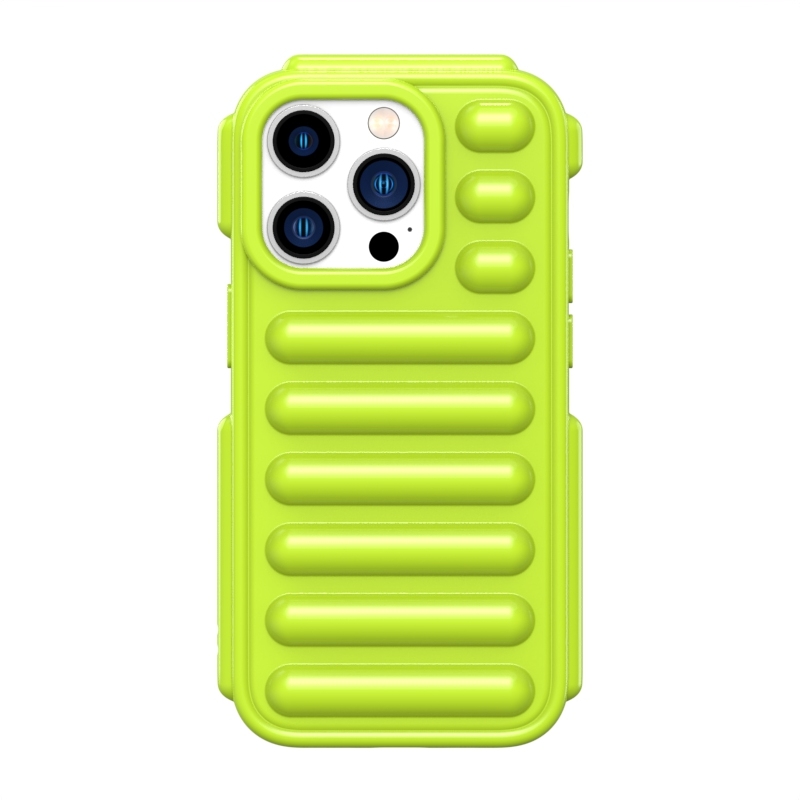 For iPhone 14 Pro Max Capsule Series Candy Color TPU Phone Case(Green) - Shopkiz.com