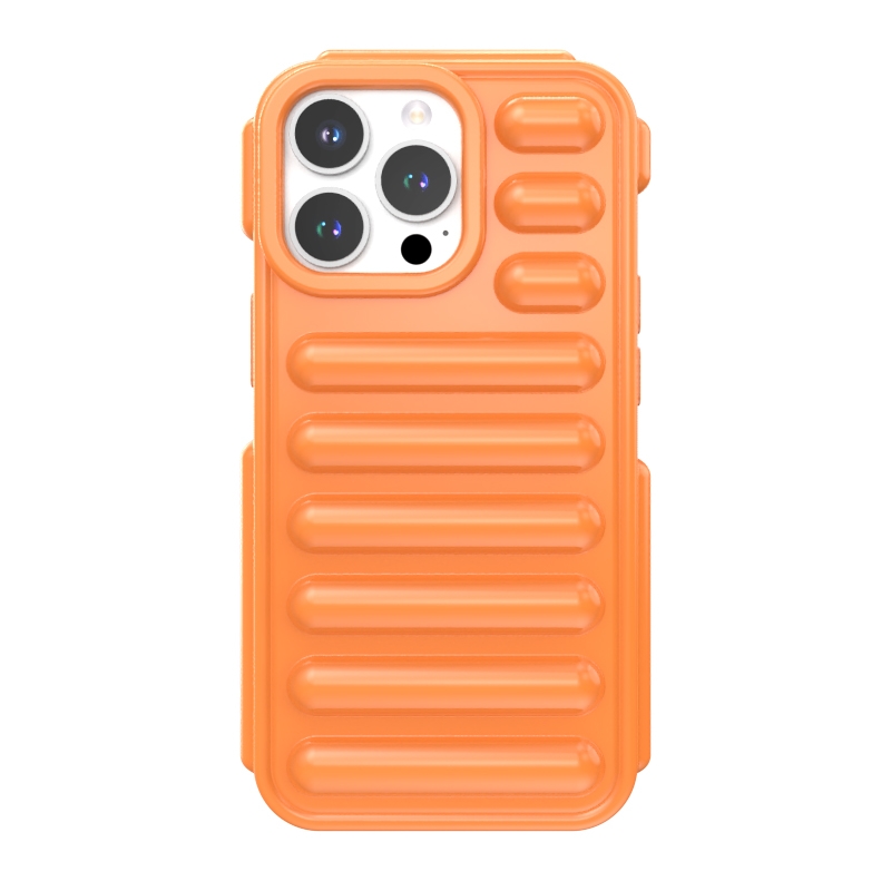 For iPhone 13 Pro Capsule Series Candy Color TPU Phone Case(Orange) - Shopkiz.com