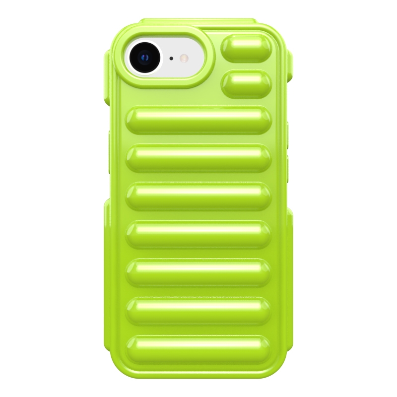 For iPhone 17e / 16e Capsule Series Candy Color TPU Phone Case(Green) - Shopkiz.com