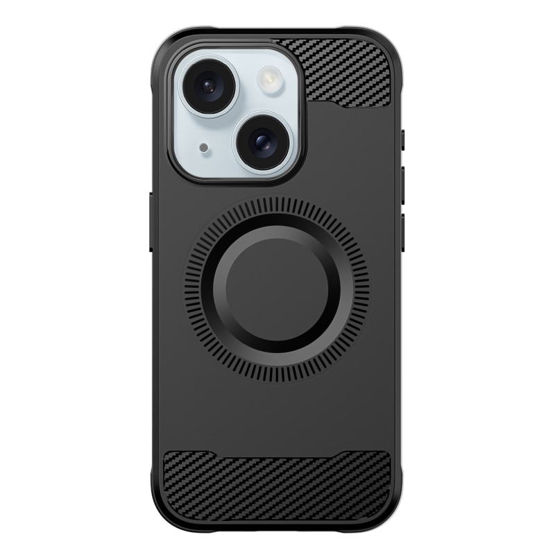 For iPhone 15 Plus Skin Feel Frosted TPU Phone Case(Black) - Shopkiz.com