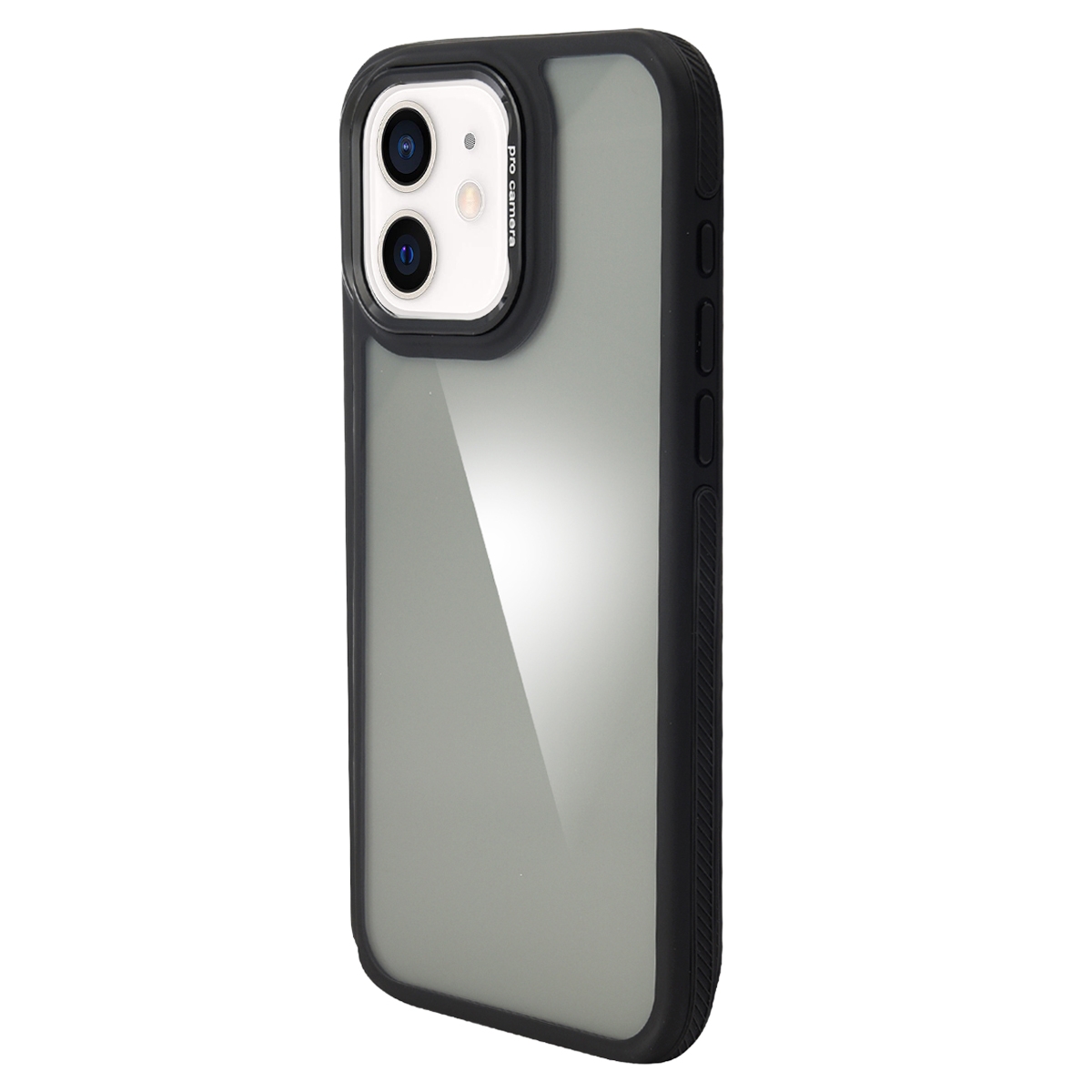 For iPhone 12 Gold Shield 3 in 1 Phone Case(Black) - Shopkiz.com