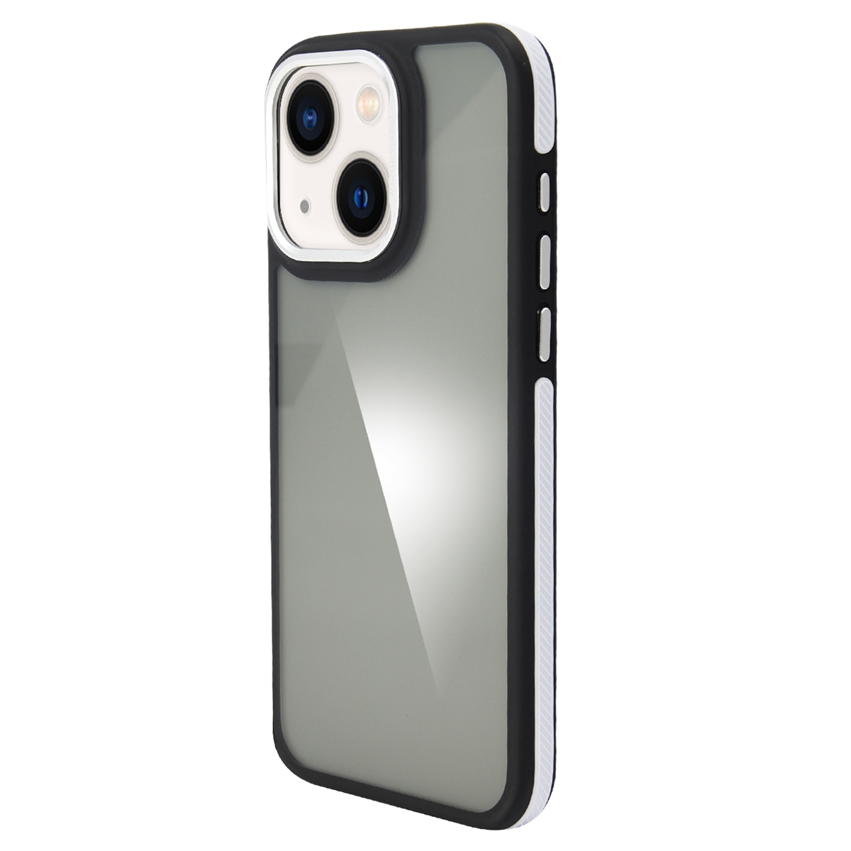 For iPhone 13 Gold Shield 3 in 1 Phone Case(White) - Shopkiz.com