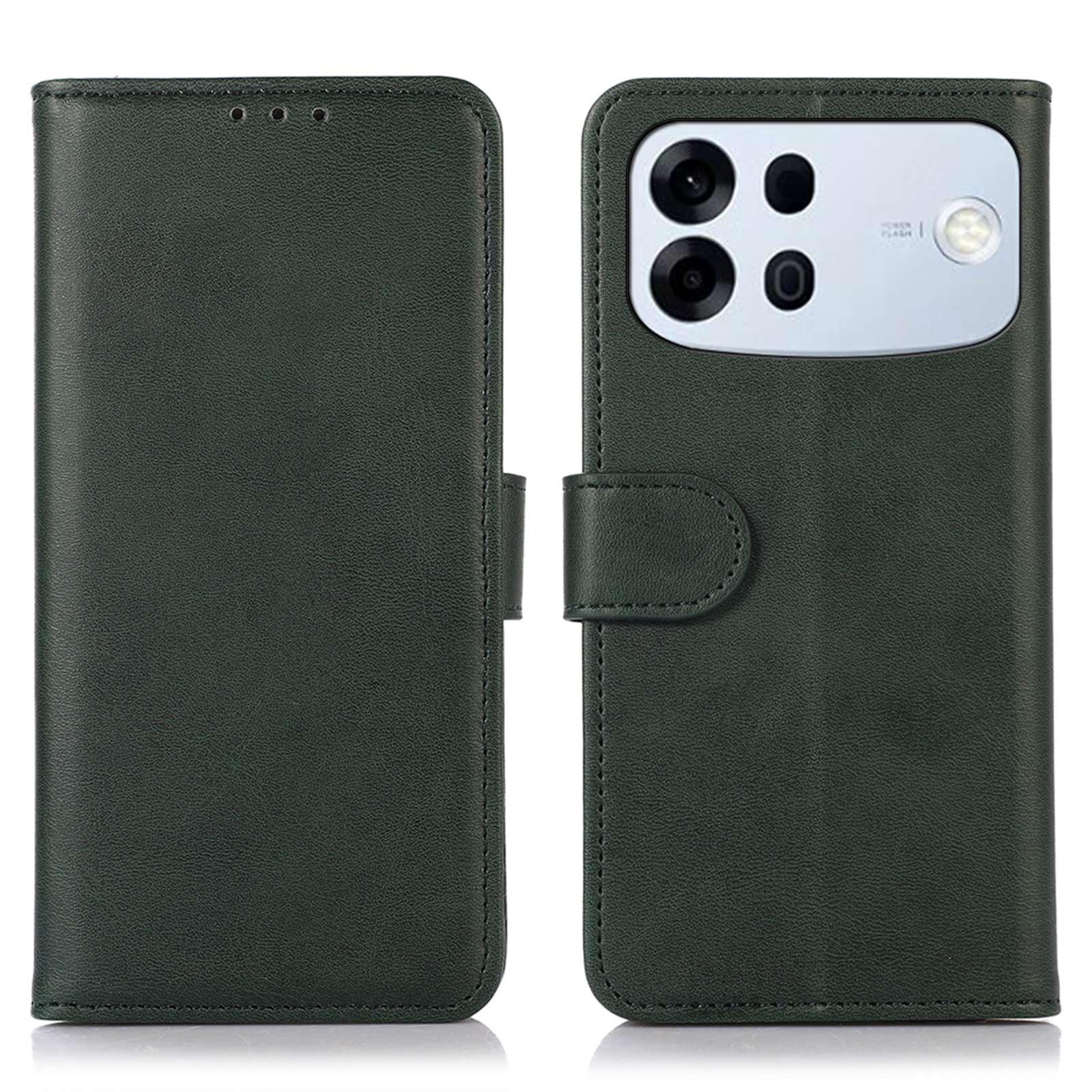 For OPPO A7 Pro Max 5G Cow Texture Flip Leather Phone Case(Green) - Shopkiz.com