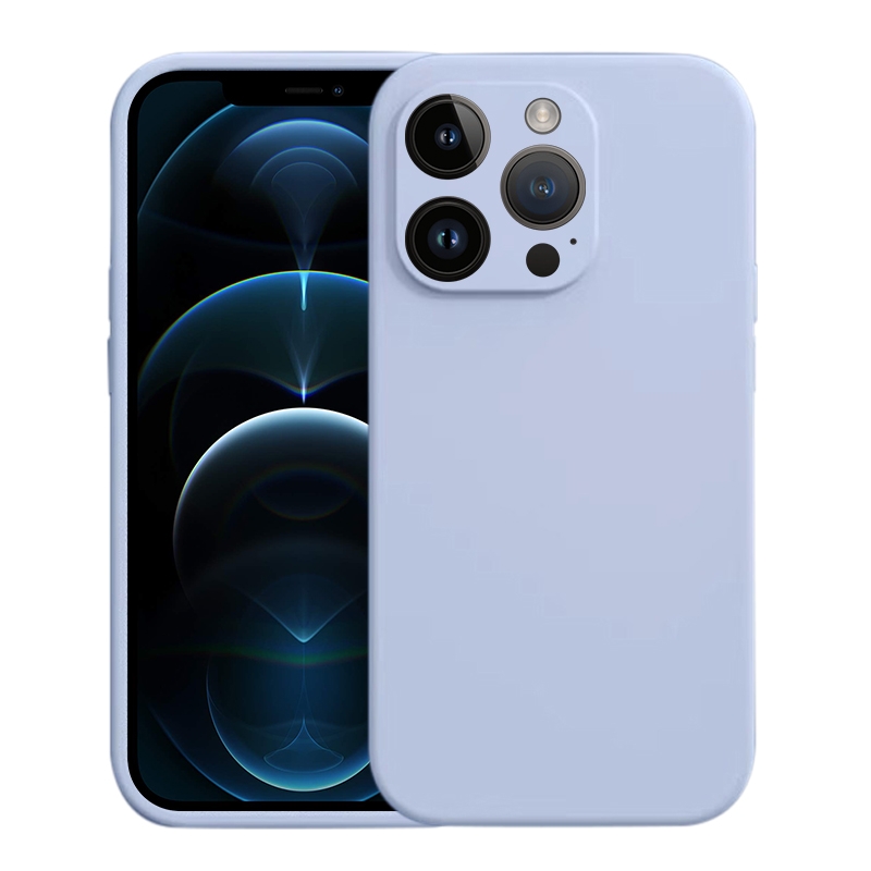 For iPhone 12 Pro Max Liquid Silicone MagSafe Phone Case(Blue) - Shopkiz.com