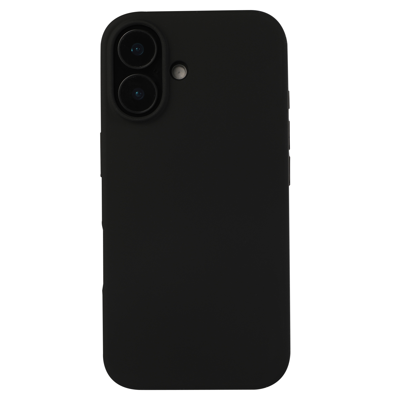 For iPhone 16 Plus Liquid Silicone Phone Case(Black) - Shopkiz.com