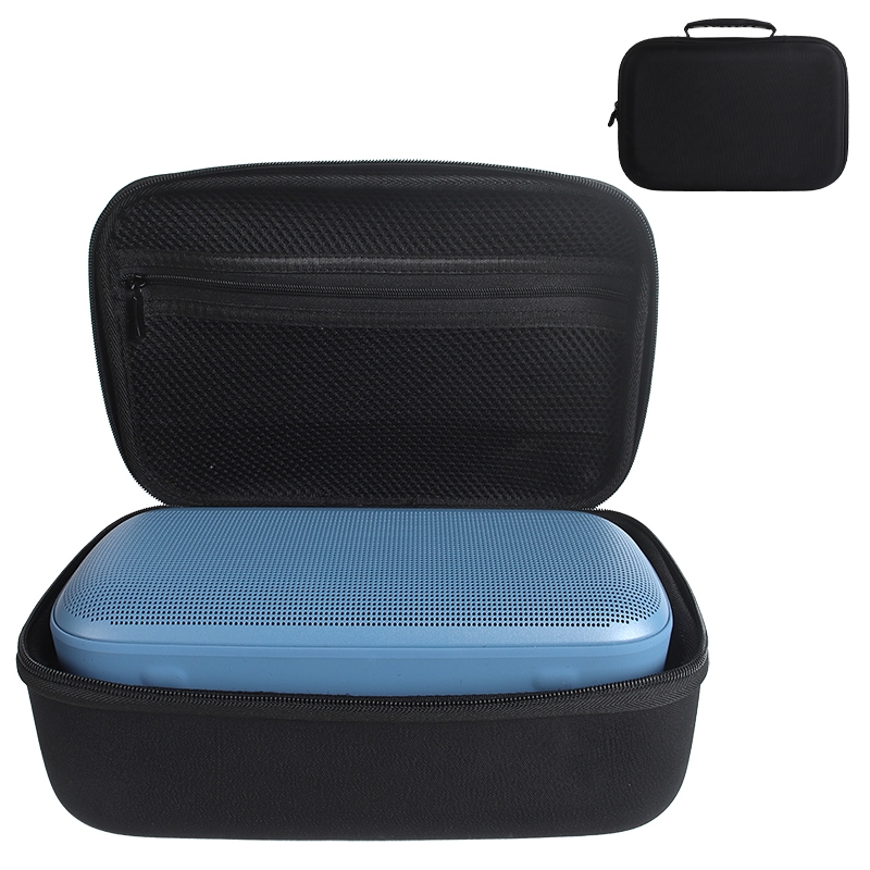 For Bose SoundLink Max Bluetooth Speaker Storage Bag Portable EVA Protective Box(Black) - Shopkiz.com